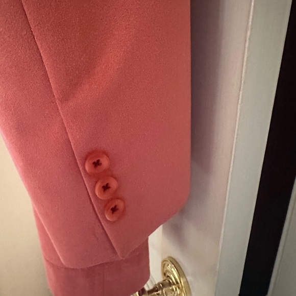 Saks Fifth Avenue Coral Blazer Vintage - Picture 3 of 6